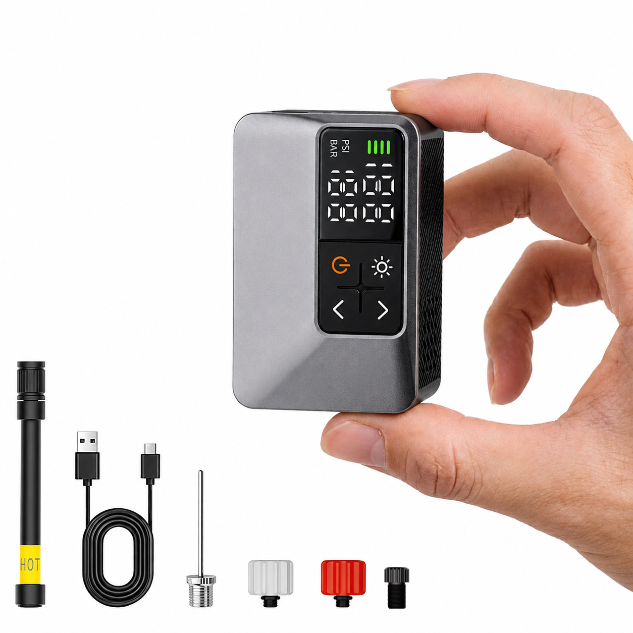Cycling Gear Display - Electric Bicycle Tire Pump Mini Portable