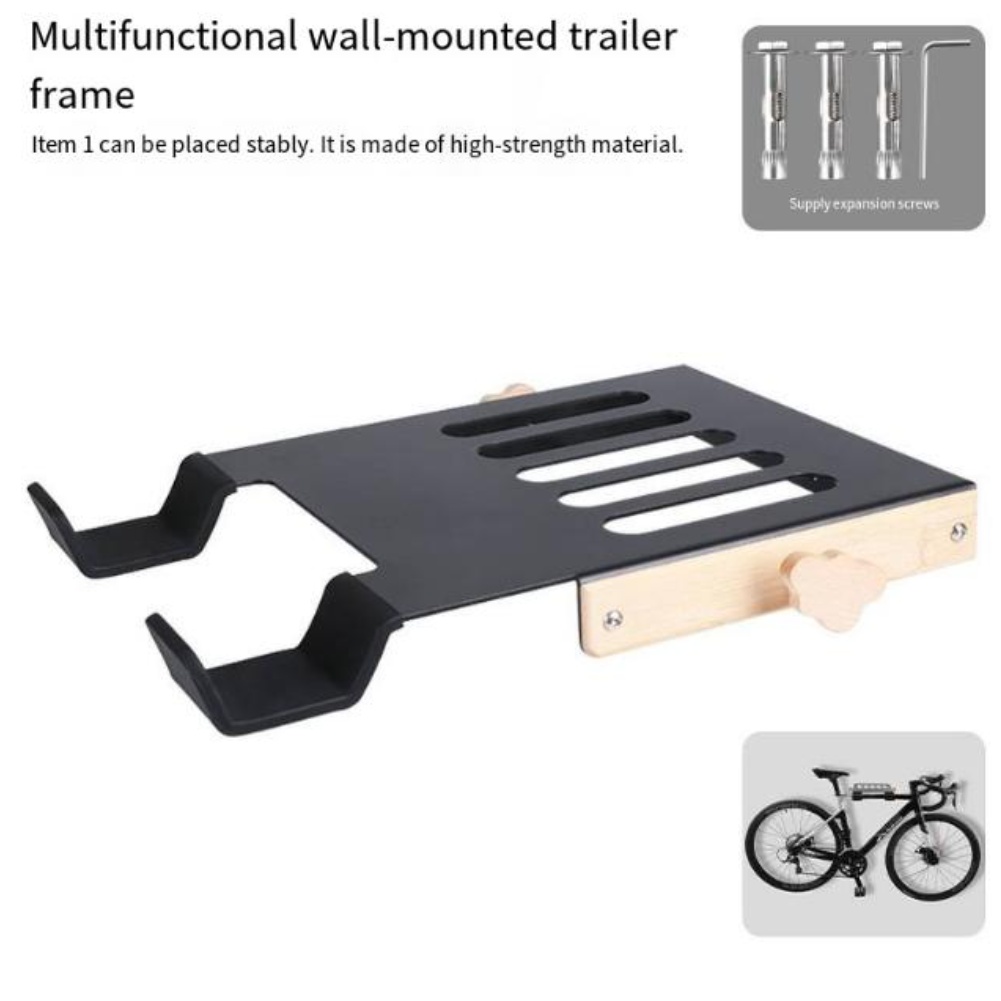 Cycling Gear Wall Hanger - Carbon Steel Wall Mount Bike Rack