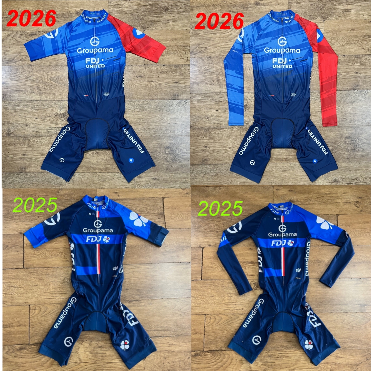 Cycling Gear Logo - LASER CUT Skinsuit 2026 2025 GROUPAMA