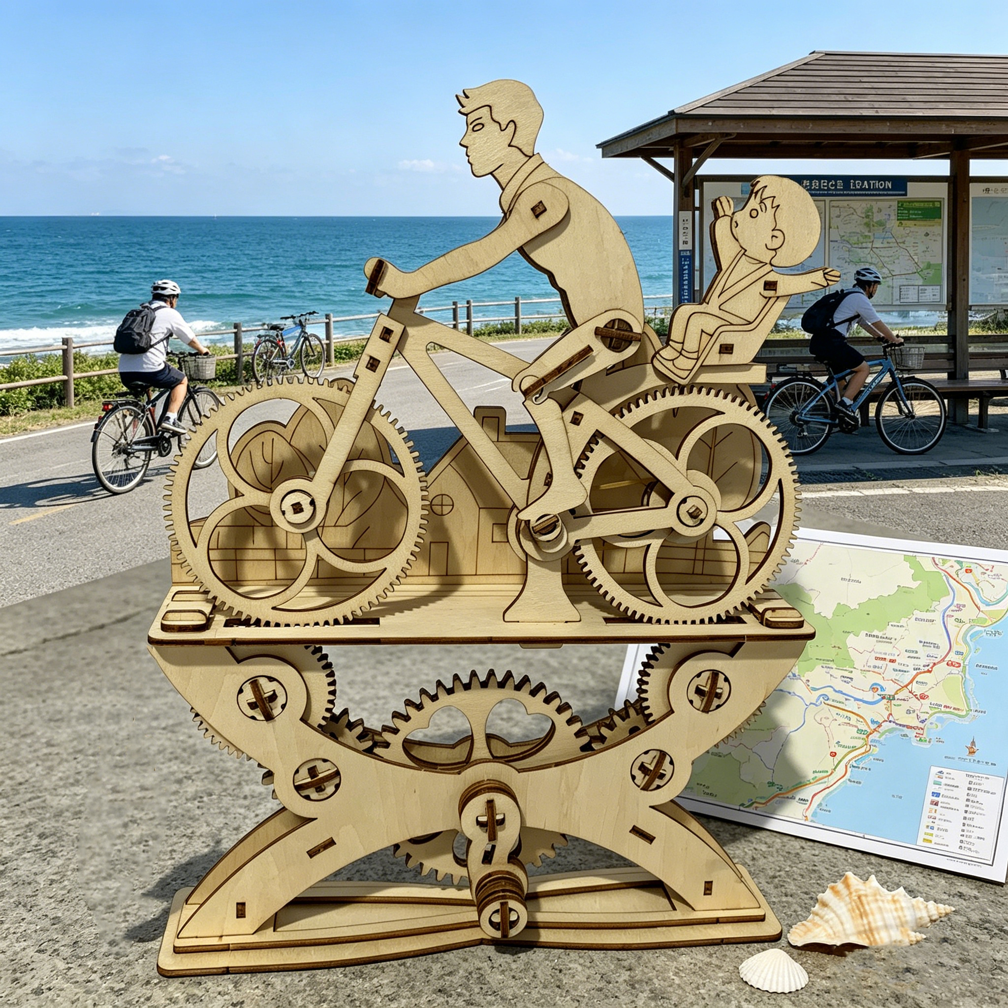 Cycling Gear Gifts - Father & Son Cycling Mechanical Gear