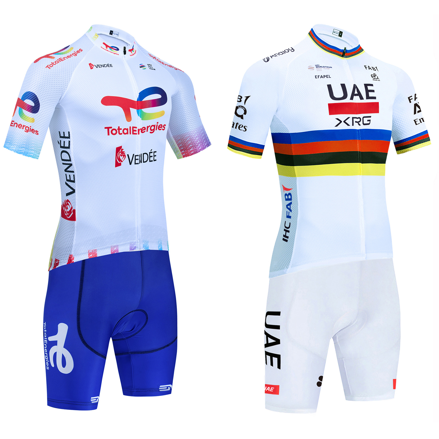 Cycling Gear Waterproof - New UAE Cycling Jersey White TOTAL