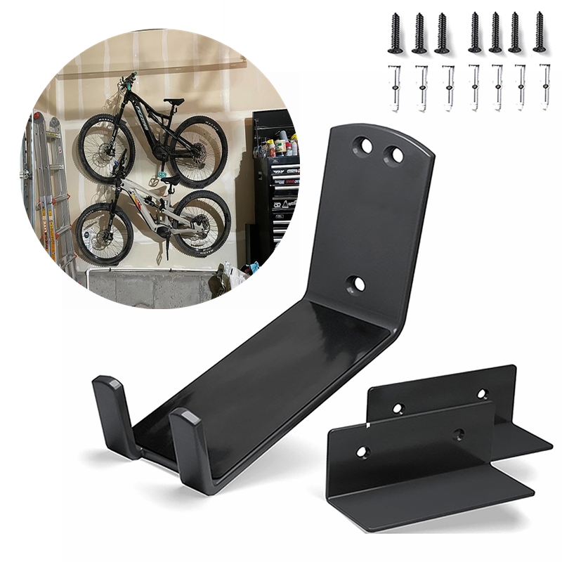Cycling Gear Wall Hanger - 1pc Alloy Steel Bike Holder Mount
