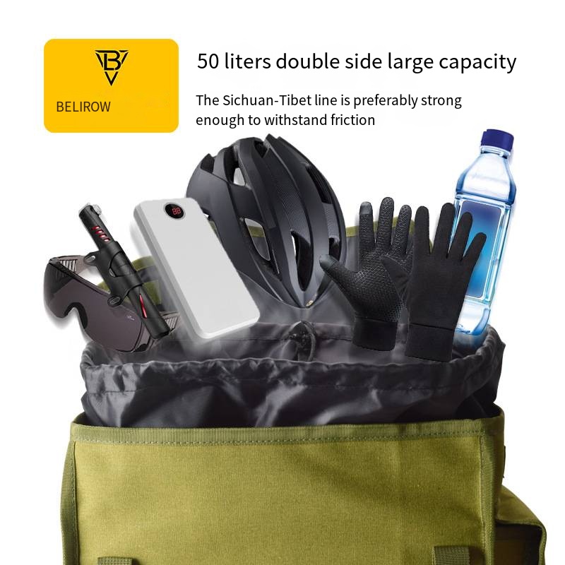 Large Capacity Bike Rear Bag D – Cycling Gear Shelf recenzja i cena