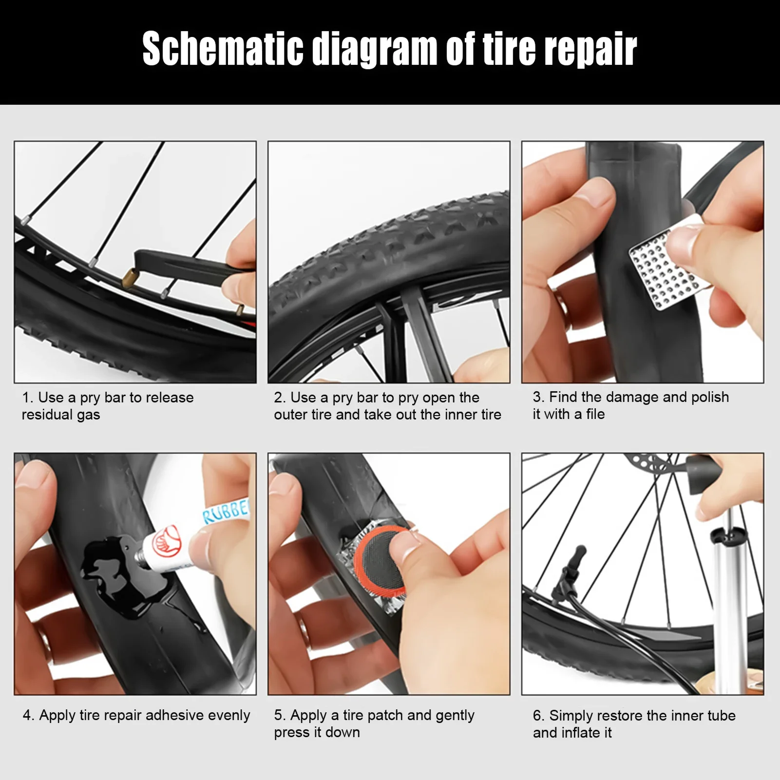 2026-Bike Tire Repair Kit Conv – Bike Tube Repair Kit recenzja i cena