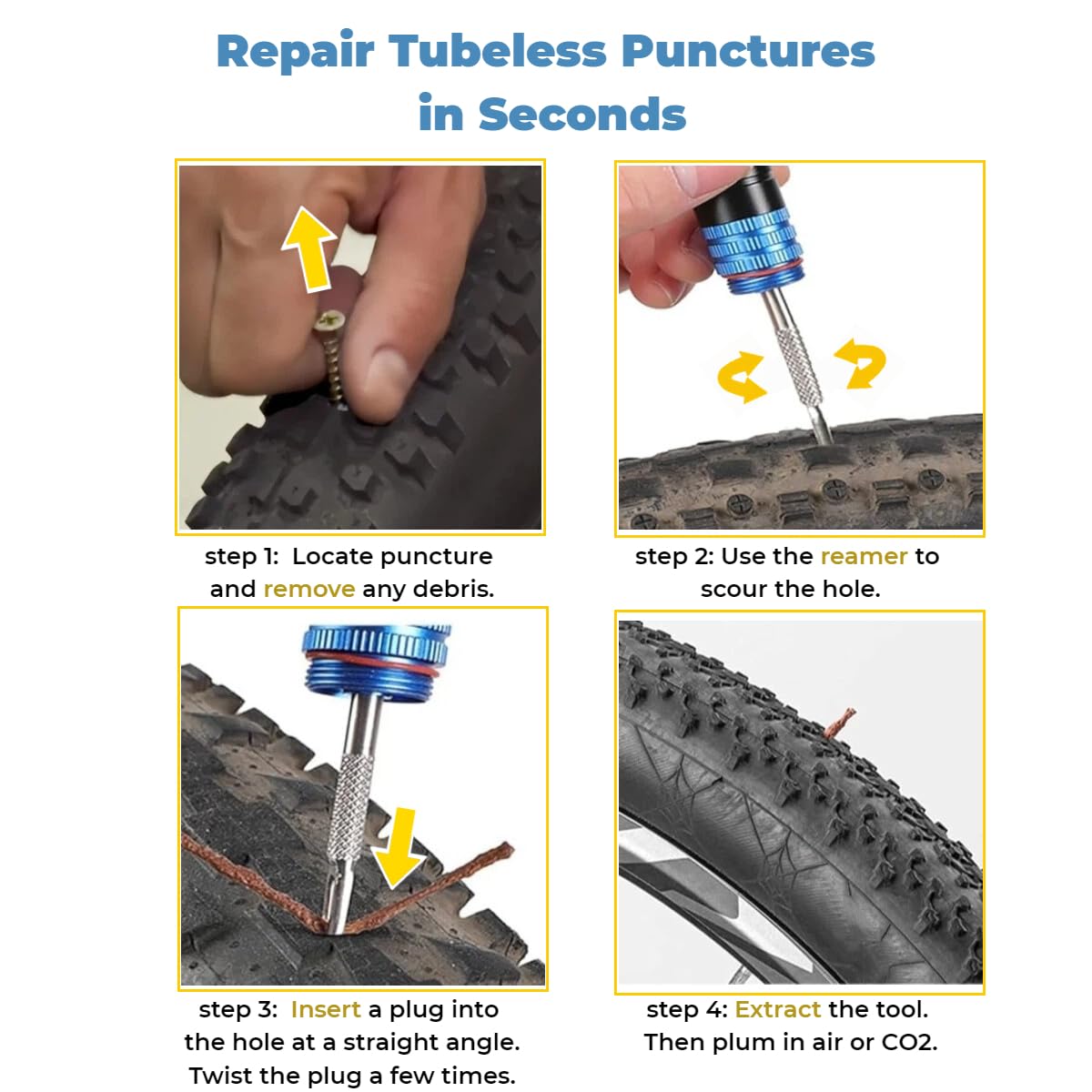 Tubeless Bike Tire Repair Kit  – Tubeless Tire Sealant recenzja i cena