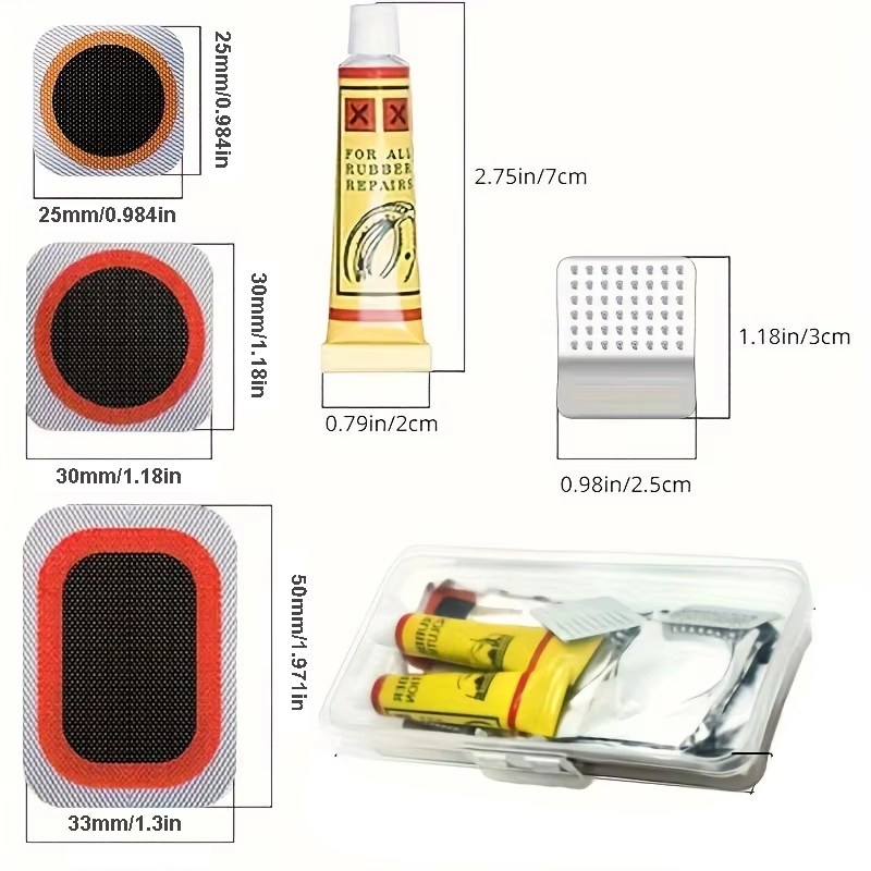 39pcs Bike Tire Repair Kit - B – Bike Tube Repair Kit recenzja i cena