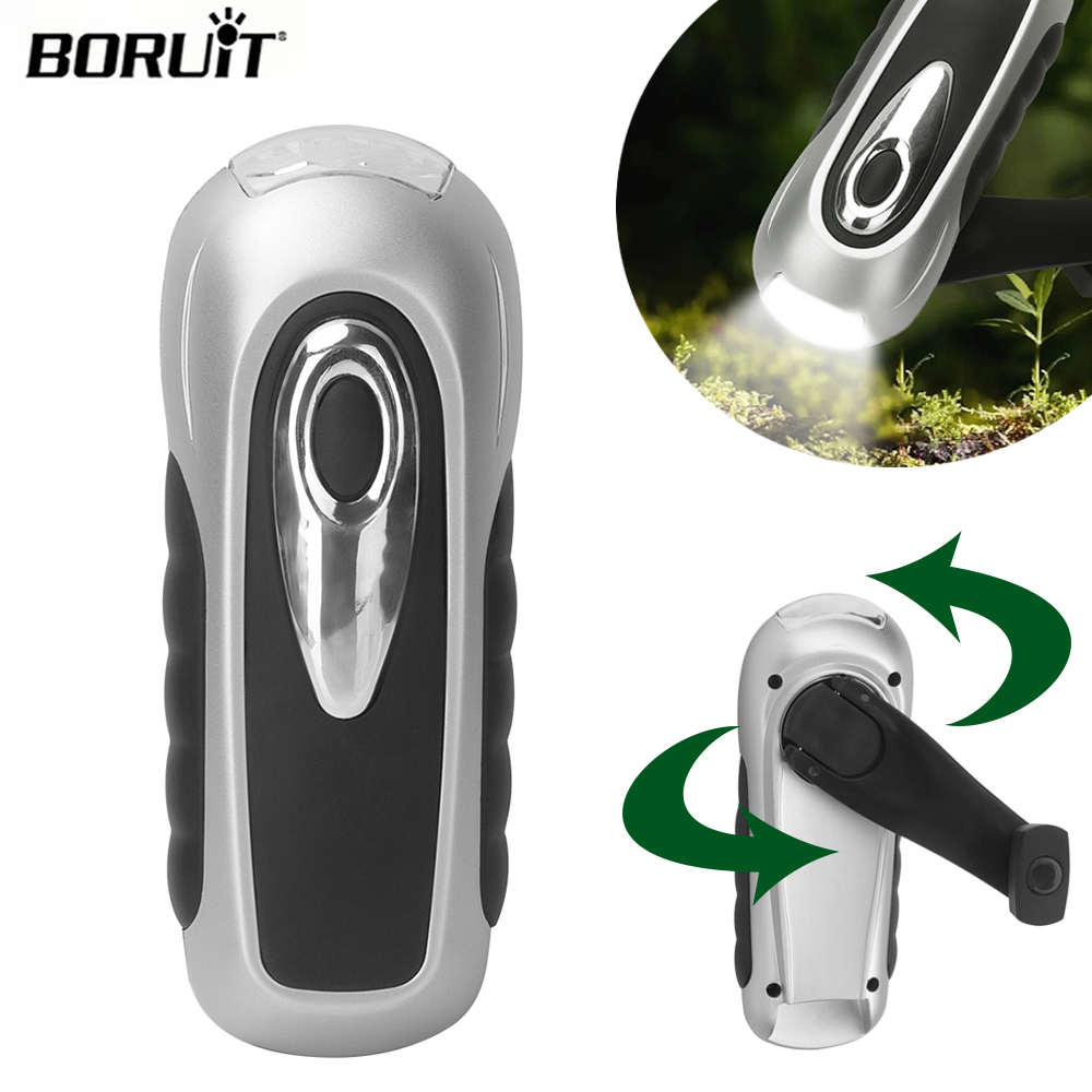 BORUIT LED Flashlight Hand Cra – Bike Dynamo Light recenzja i cena