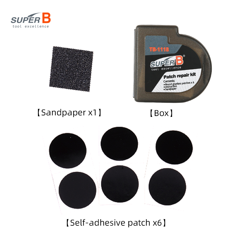 Super B TB-1118 6pcs Bicycle R – Bike Tube Repair Kit recenzja i cena