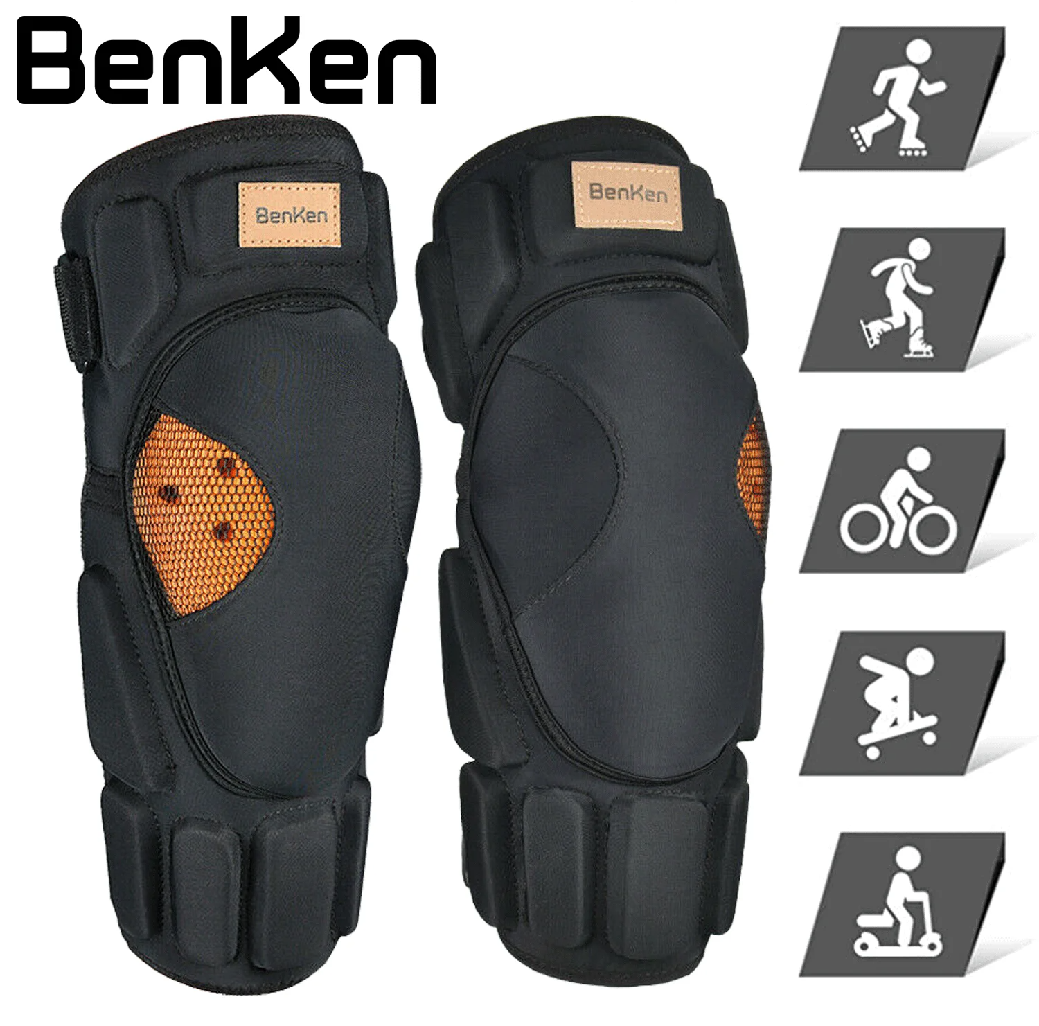 Benken Knee Brace Elbow Pads K – Cycling Gear Lycra recenzja i cena