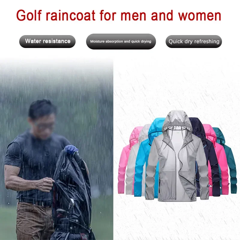 Golf Raincoat Lightweight Jack – Cycling Gear Waterproof recenzja i cena