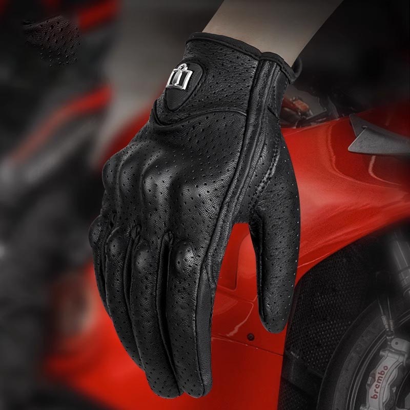 Retro Perforated Real Leather  – Cycling Gear Gifts recenzja i cena
