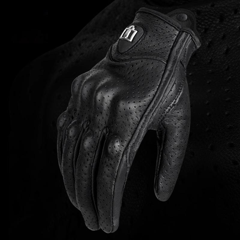 Retro Perforated Real Leather  – Cycling Gear Gifts recenzja i cena