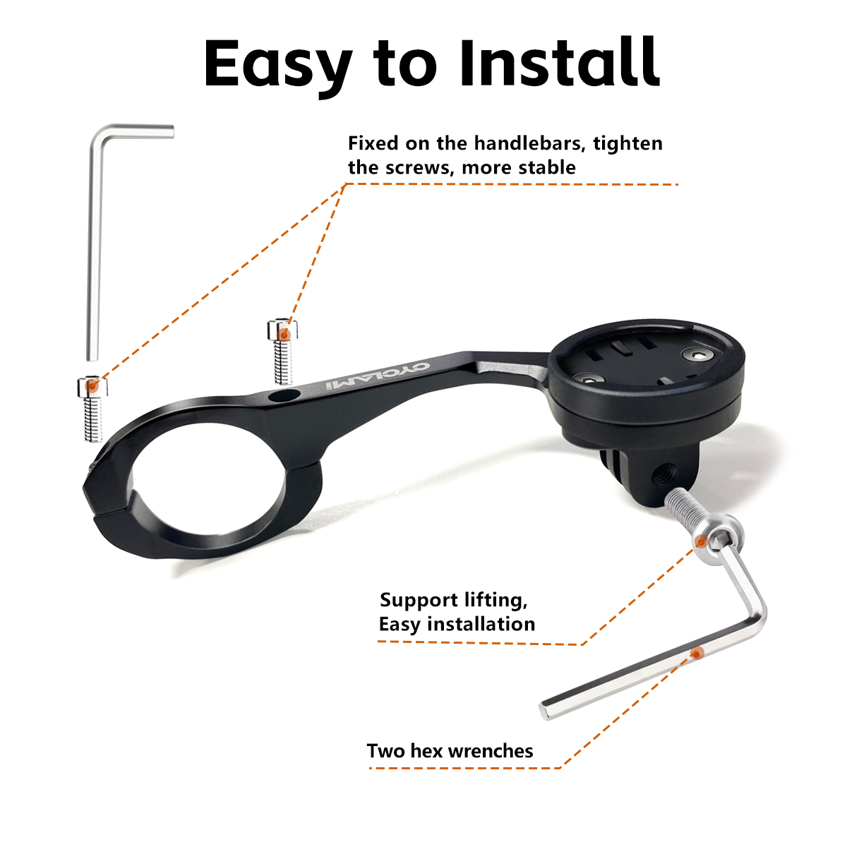 Aluminium Alloy Headlight Moun – Cycling Gear Mount recenzja i cena