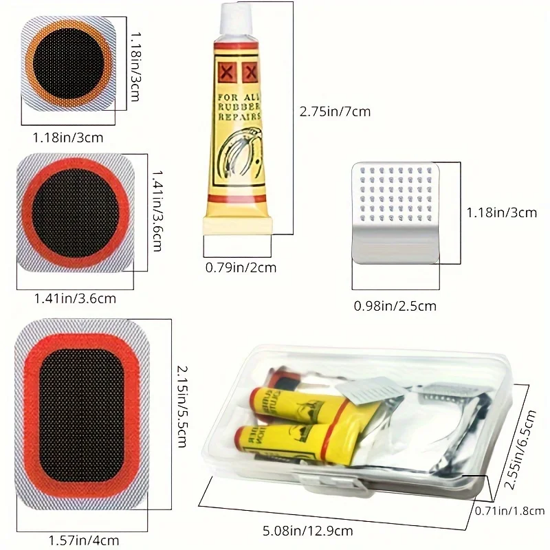 32pcs Bike Tire Repair Kit - B – Bike Tube Repair Kit recenzja i cena