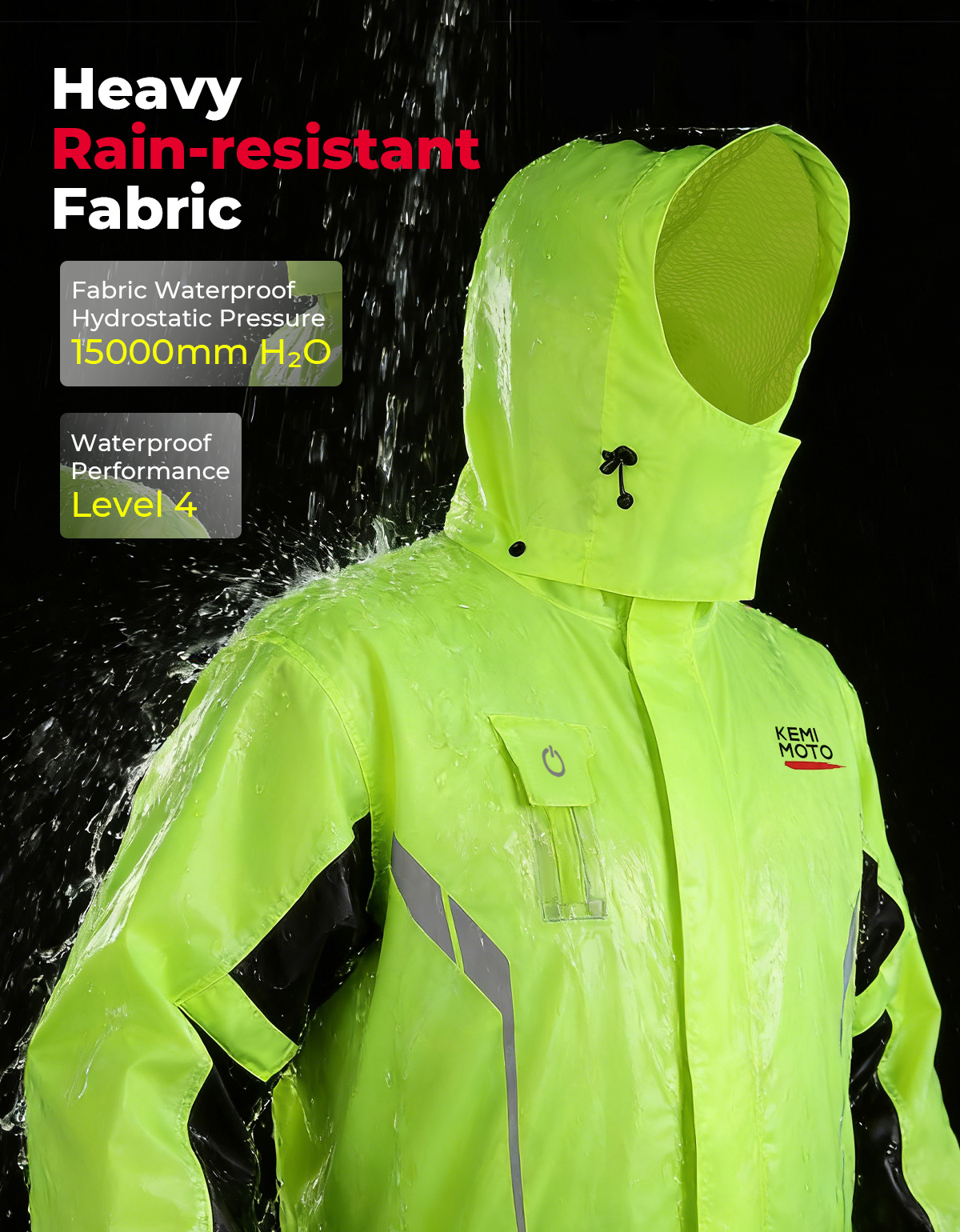 KEMIMOTO Unisex Waterproof Rai – Cycling Gear Waterproof recenzja i cena