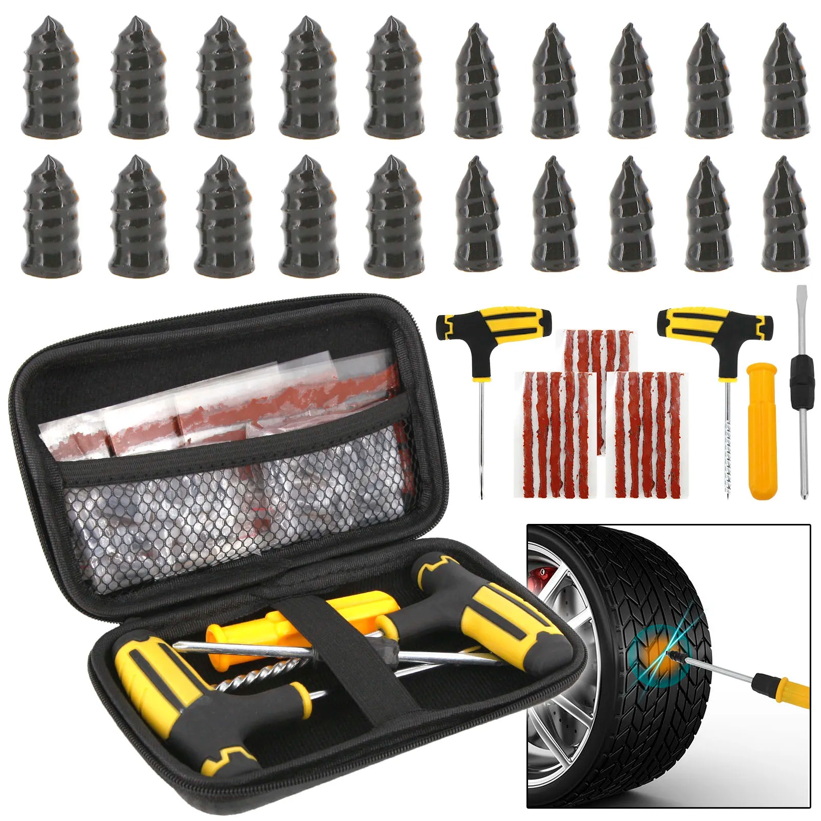 Motorcycle Vacuum Tire Repair  – Tubeless Tire Sealant recenzja i cena