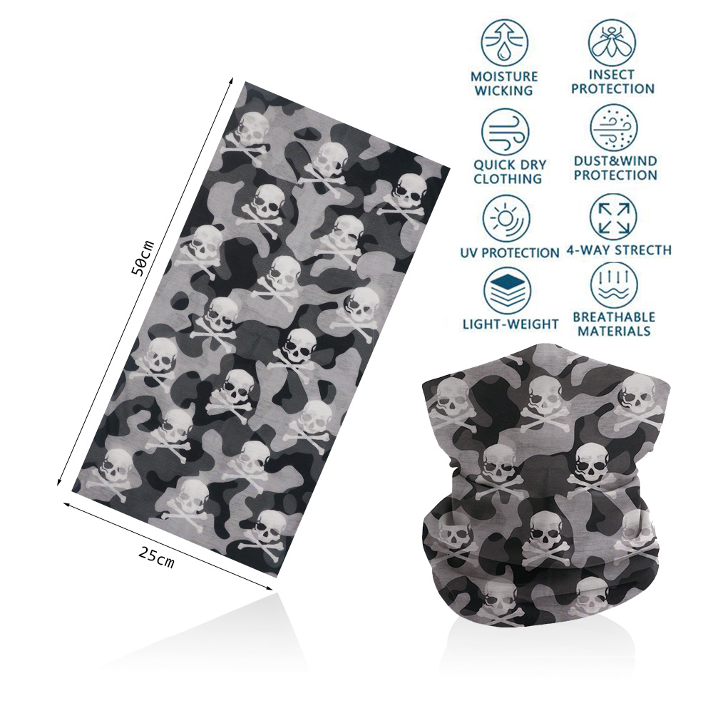 Skull Pattern Sunscreen Tube C – Cycling Gear Gifts recenzja i cena