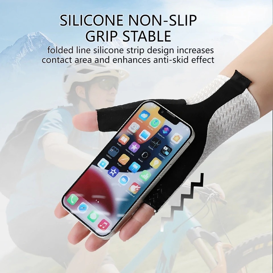 Summer Breathable Half Finger  – Cycling Gear Lycra recenzja i cena
