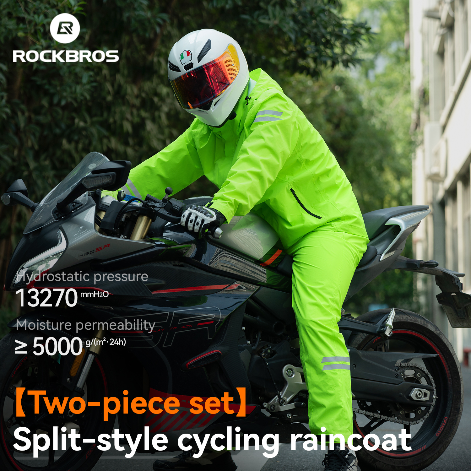 ROCKBROS Cycling Raincoat All- – Cycling Gear Lycra recenzja i cena