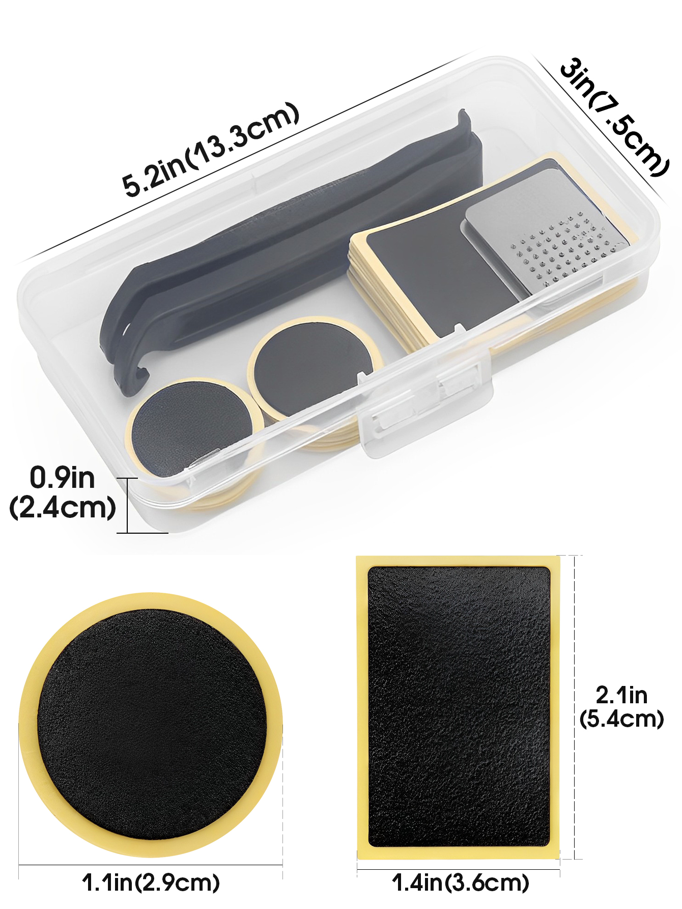 Bicycle Tire Patch Kit with Se – Bike Tube Repair Kit recenzja i cena