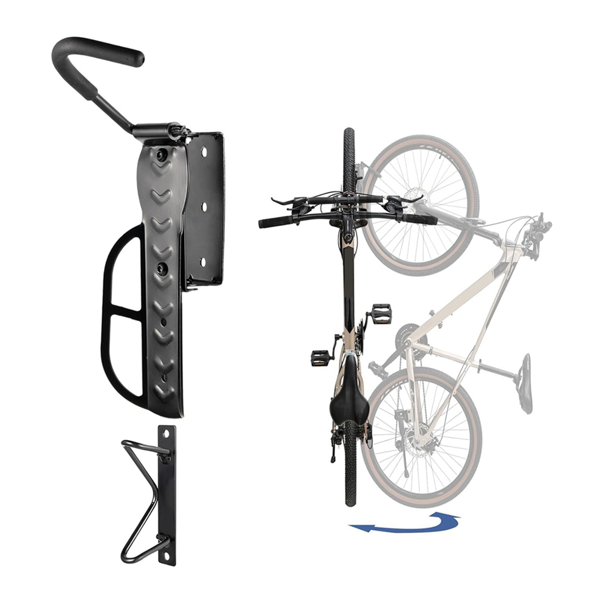 HDJQ 1 PACK Swivel Bike Rack G – Cycling Gear Wall Hanger recenzja i cena