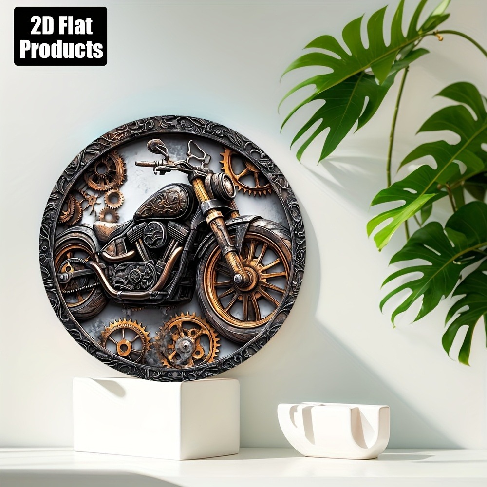Motor Cycle Vintage Metal Sign – Cycling Gear Gifts recenzja i cena